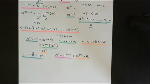 Cyclic Groups and Cyclic Subgroups Part 4