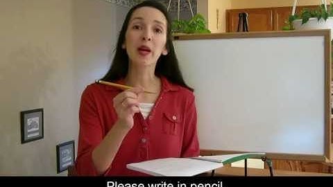 Classroom Instructions: Writing