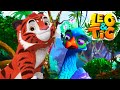 LEO and TIG 🦁 🐯 New episodes collection — The Two Captains 💚 Moolt Kids Toons Happy Bear