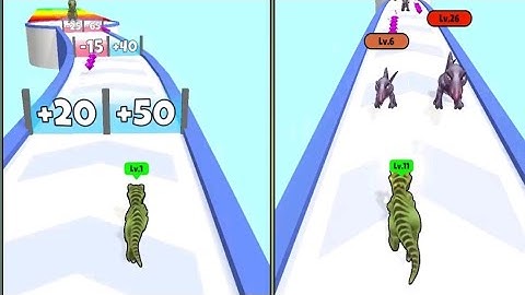 dino thrash 3d game play for Play Store || dino thrash 3d game for max level 🦖🦕🦖