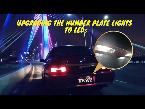 Toyota Corolla AE101 LED Boot Light & No Plate Light | PART 2 | No Plate Lights