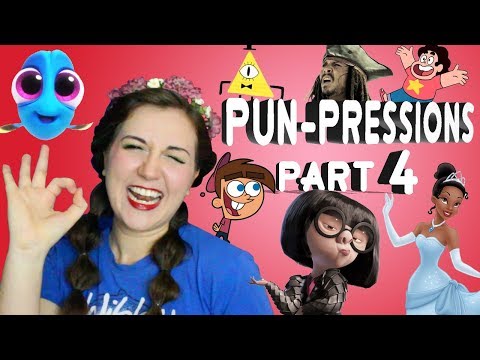 PUN-PRESSIONS! Part 4 = Puns + Impressions - Disney - Madi2theMax