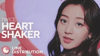 TWICE - Heart Shaker (Line Distribution)