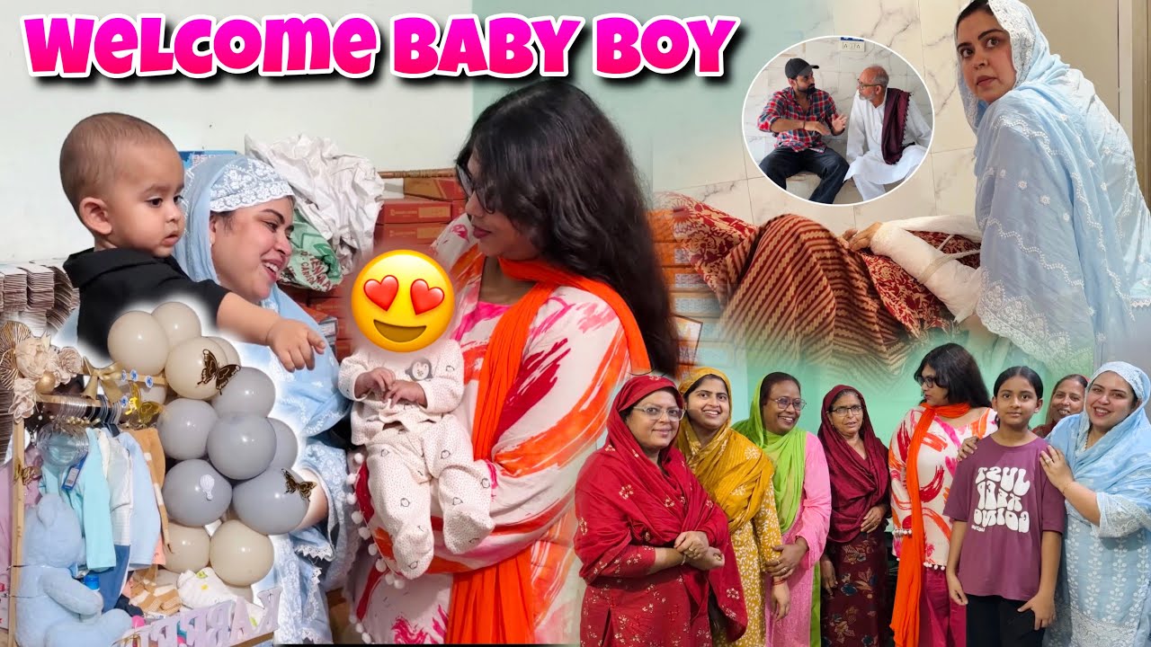 Welcoming Baby Boy 🩵 | New family Member l Sasu Maa Ka operation? | Kanpur vlog 