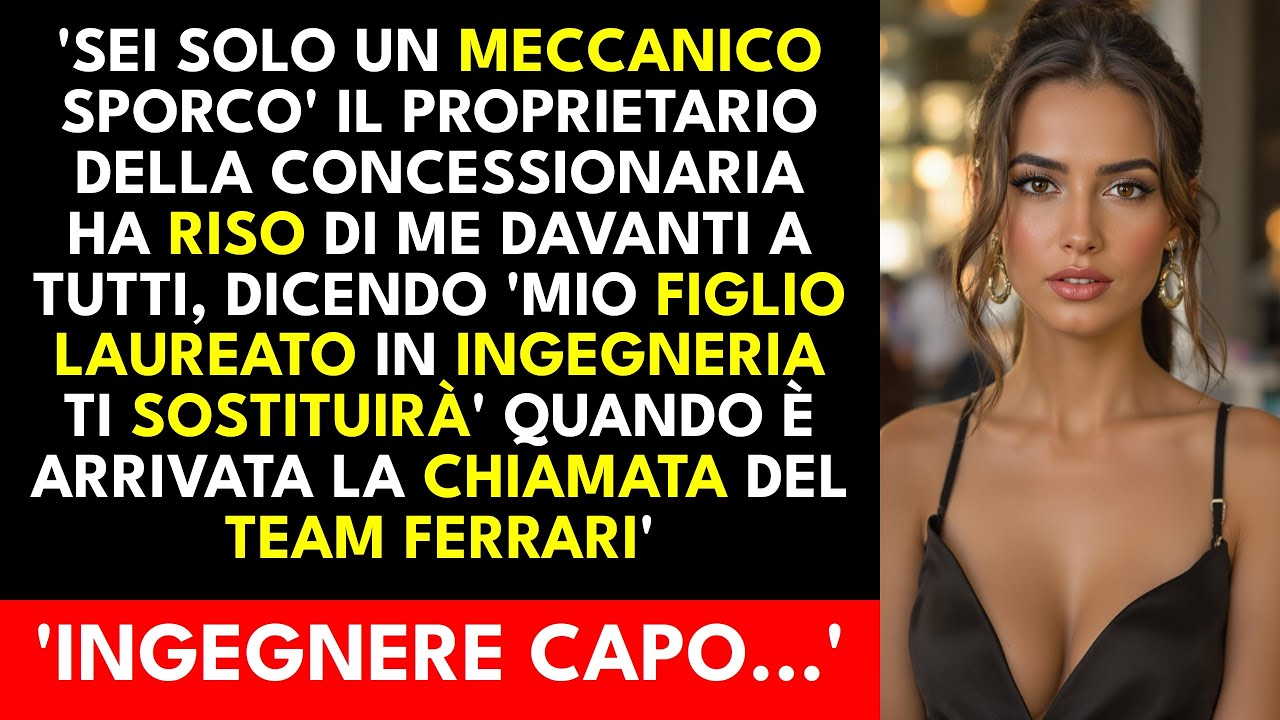 Il mio capo rise: ‘Sei solo un meccanico sporco’ — poi la Ferrari chiamò per il loro capo
