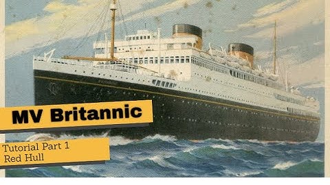 Minecraft MV Britannic tutorial part 1 (Red Hull)