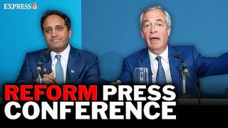 Nigel Farage and Zia Yusuf hold Reform Press Conference in London