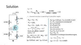 Numerical of Common Source Amplifier