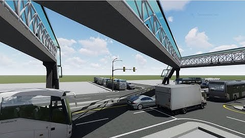 Pedestrian Bridges in Intersections