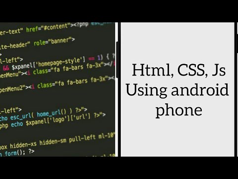 How to write Html &CSS in android phone using  best HTML coding app|html tutorial