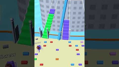 Bridge Race Level-8 | All level Gameplay #Short #Coriander Gaming