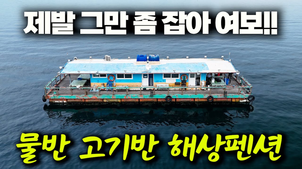 진짜 지칠 만큼 잡았어요!! 낚시하는 해상펜션에서 하룻밤 (박선비tv / 고등어구이)