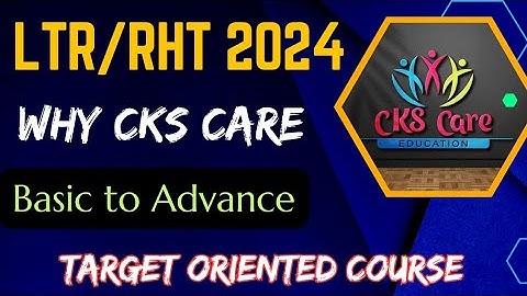 RHT Mains 2023 || LTR || SSB TGT || TGT 2023 || RHT Mock || RHT PYQ || RHT 2023 ||LTR 2024 || TGT