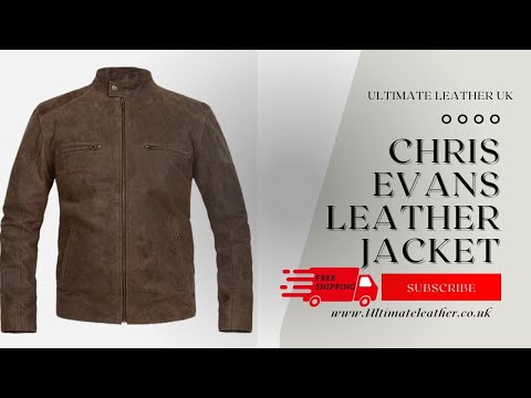 CAPTAIN AMERICA CIVIL WAR STEVE ROGERS  LEATHER JACKET