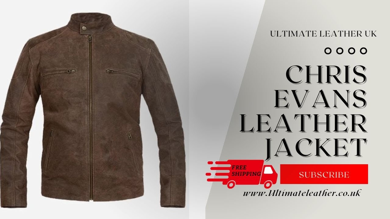 CAPTAIN AMERICA CIVIL WAR STEVE ROGERS  LEATHER JACKET