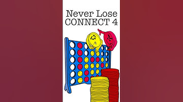 How to Win Connect 4 in 30 Seconds 🤯 #shorts #connect4 #boardgames