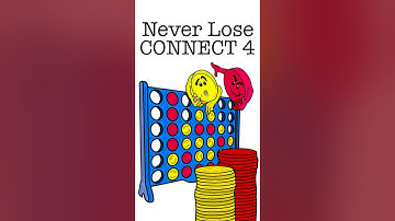 How to Win Connect 4 in 30 Seconds 🤯 #shorts #connect4 #boardgames