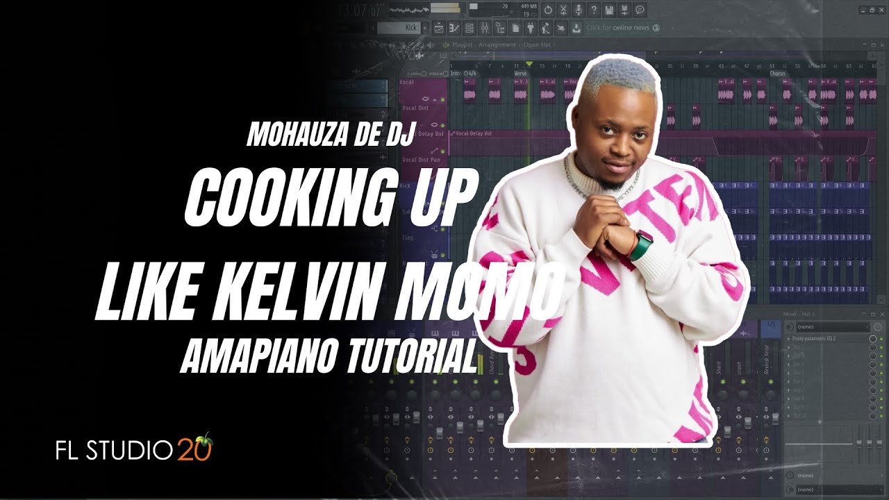 Cooking Up Like Kelvin Momo | Private School Amapiano FL Studio Tutorial 2024 | @MohauzaDeDjTV