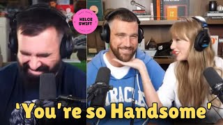 Captivated Taylor Swift Sweetly CALL Travis Kelce HANDSOME and LEFT Jason Speechless 