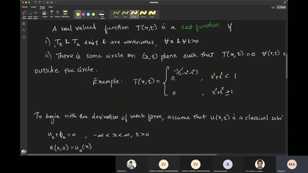 Lec 6: Weak solutions and weak form; Systems of conservation laws