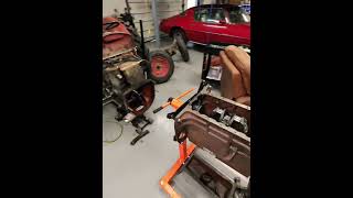 Massey Ferguson 35 Gas Continental z134 Engine Rebuild -part 3 pistons, plasti-guage, and oil seals
