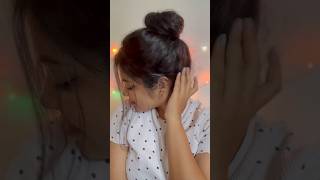 CUTE MESSY BUN TUTORIAL malayalam ytshorts ytviral easy messybuntutorial casual curlyhair