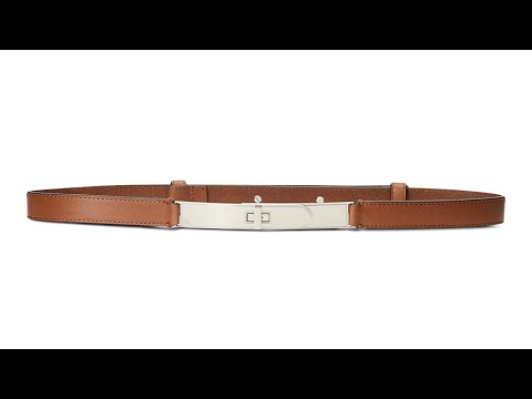 Ralph Lauren Turn-lock leather belt - YouTube display picture 3