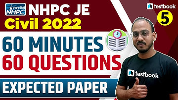 NHPC JE Civil Mock Test 2022 | Important Questions for NHPC Civil by Vaibhav Sir | Set 5