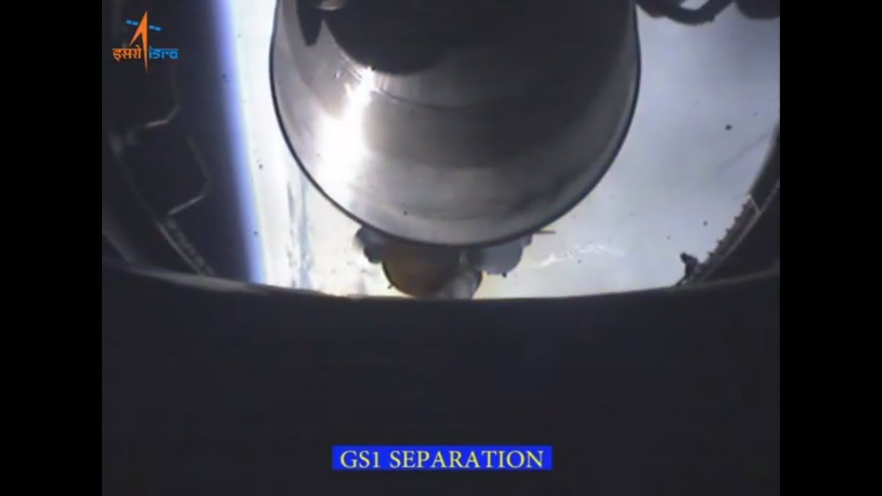 ISRO GSLV-F08 GSAT-6A Onboard Camera Video