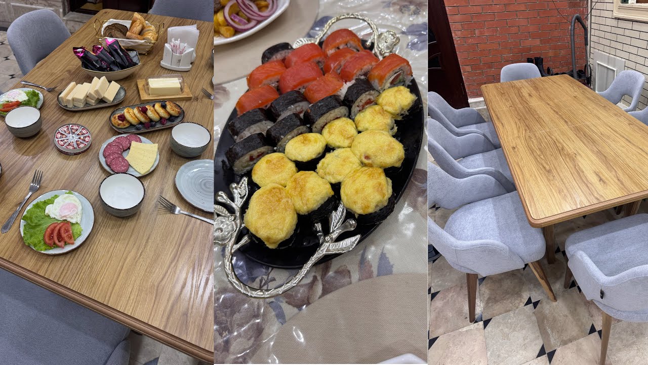 Уйимизда янги мебель! Суши рецепти! 