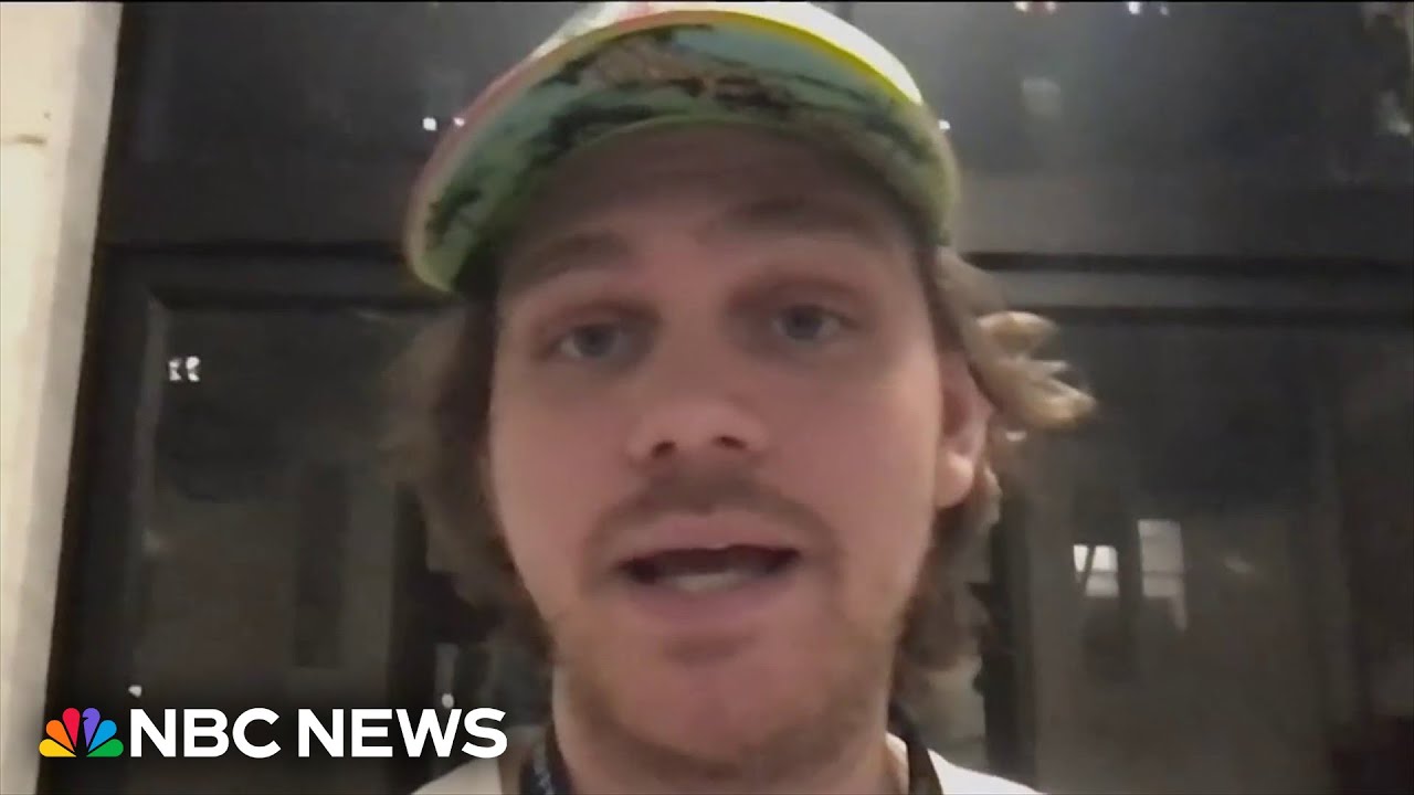 Columbia student says police threatened arrest if they leave dorm building Columbia student says police threatened arrest if they leave dorm building