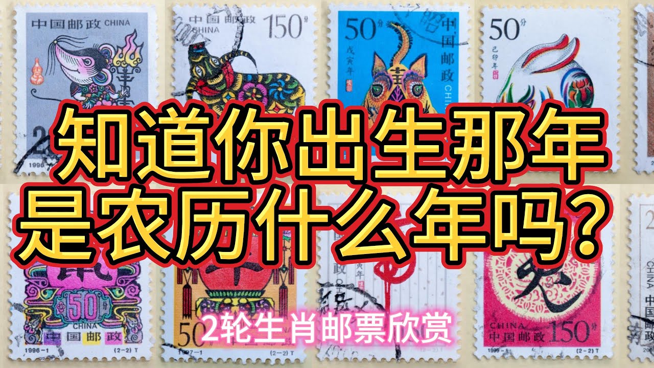 1992-2003中国生肖邮票赏析Zodiac Stamps of China 1992-2003 - YouTube