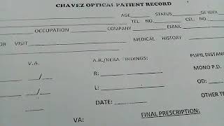 Basic Patient Record Details By Doc Mears Chavez