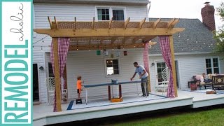 Add to the beautiful landscape of your backyard by adding this beautiful pergola! For step by step directions see http://www.