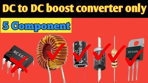 High Power DC to DC step Up Boost Converter Circuit