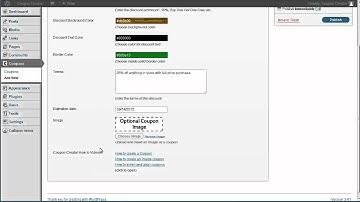 How to create a coupon using WordPress Coupon Creator