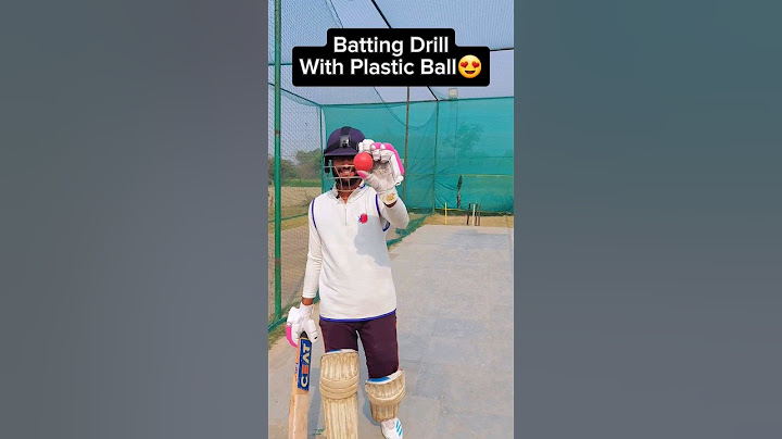 Plastic Ball Drill For Batsman 🏏 #gopro #shorts