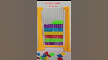 (PART.64). HAPPY GAME TETRIS BLOCKS. #tetris #asmr #puzzle