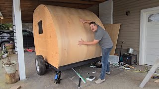 Insulation and exterior panelling! (teardrop camper part 6)