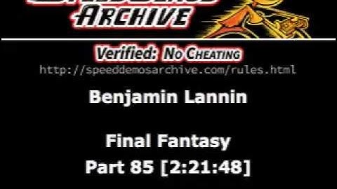 Final Fantasy 1 Speedrun (Segmented) 2:21:48 Part 85