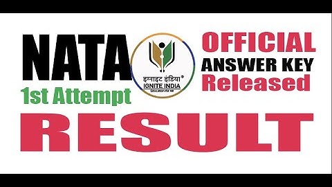 NATA RESULT NEW NOTIFICATION ANSWER KEY | CRACK NATA 2021 | CHECK YOUR MARKS | IGNITE INDIA