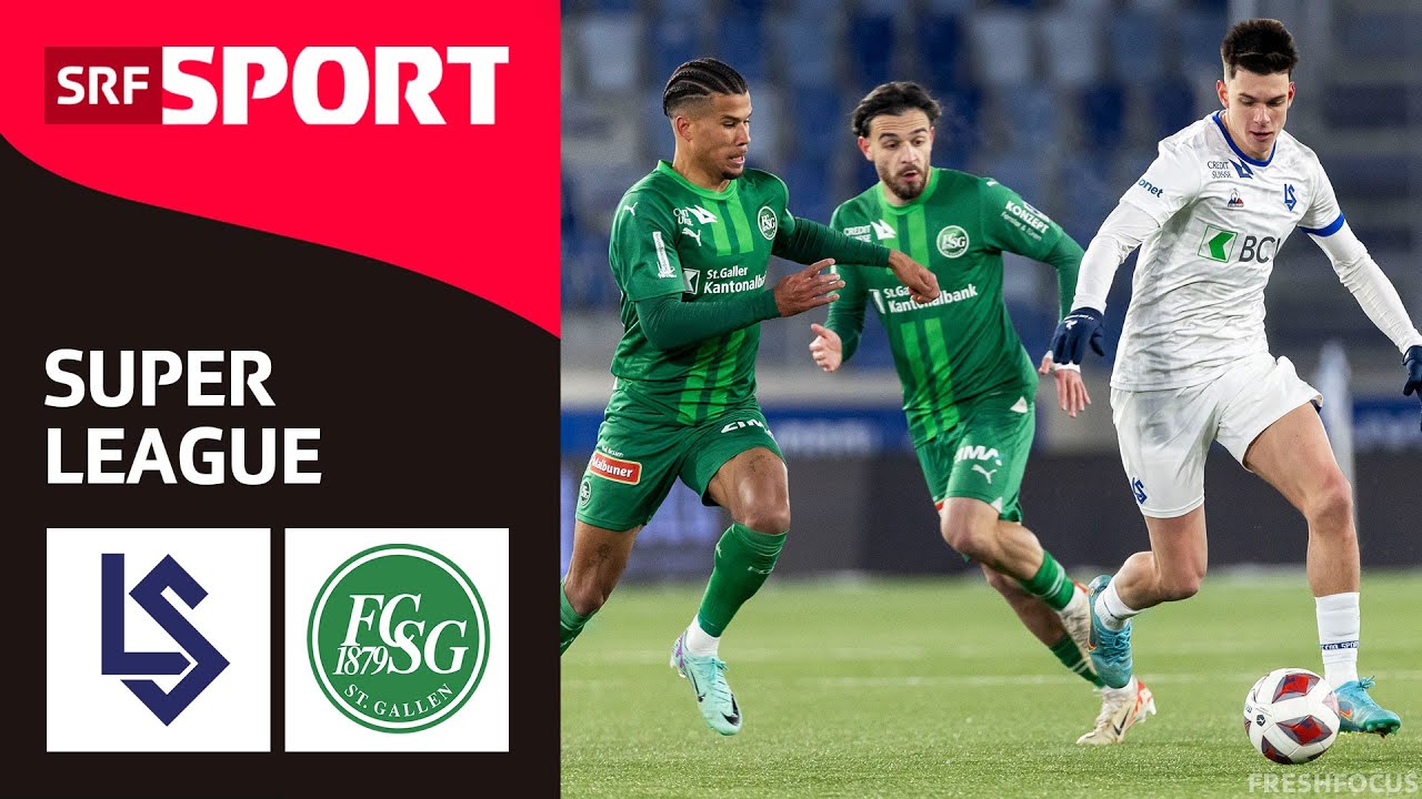 FC Lausanne-Sport - FC St.Gallen | Highlights - Super League 2023/24 ...