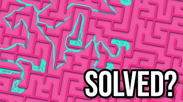 Can a bright blue BLOB solve a big maze?