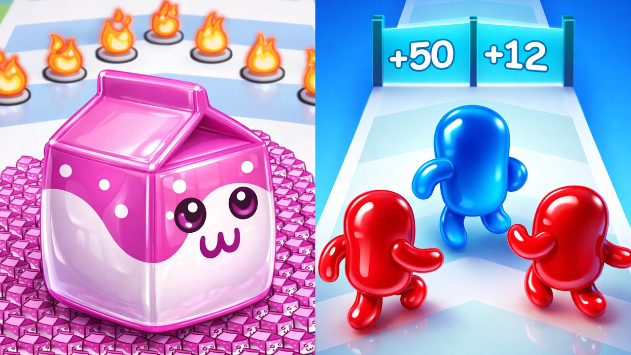 Food Run vs Join Blob Clash 3D – Relaxing Satisfying SpeedRun Gameplay