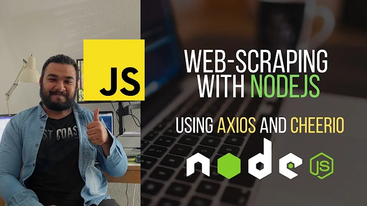 Web Scraping with Nodejs using Axios and Cheerio