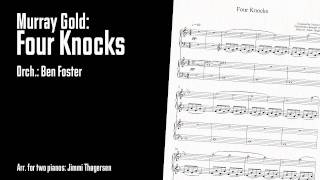 Video thumbnail of "Murray Gold: Four Knocks (from Doctor Who - arrangement for 2 pianos)"
