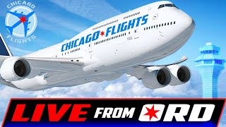 🔴LIVE SIGHTS and SOUNDS of PURE AVIATION at CHICAGO O'HARE AIRPORT | AVGEEK ORD PLANE SPOTTING
