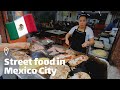 Mexican Street Food in Mexico City! - Al Pastor Tacos, Huaraches, and More!