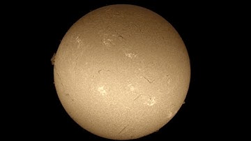 October 2023 Annular Eclipse Full Disk Prior to Event in H-Alpha