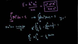 quantum mechanics: infinite square well (part 2)